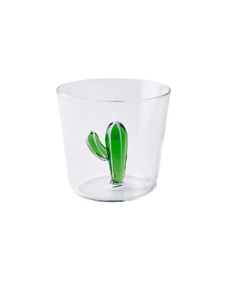 Pahar pentru apa, Cactus Green, 8 cm, Desert Plants - designer Alessandra Baldereschi - ICHENDORF